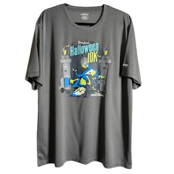 Disneyland Haunted Mansion 2024 10K RunDisney Men's 2X Tee - Picture 1 of 5